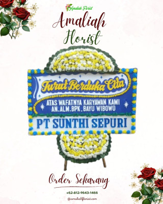 Papan Bunga Duka di Kaserangan