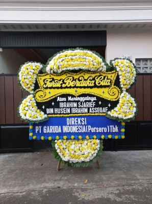 Papan Bunga Duka di Kaserangan